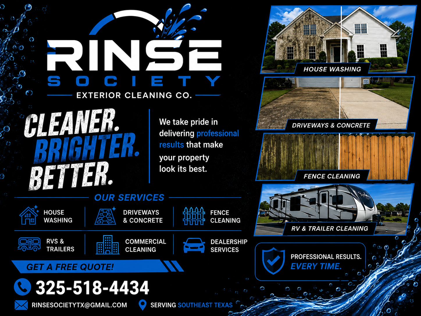Rinse Society cleaning services